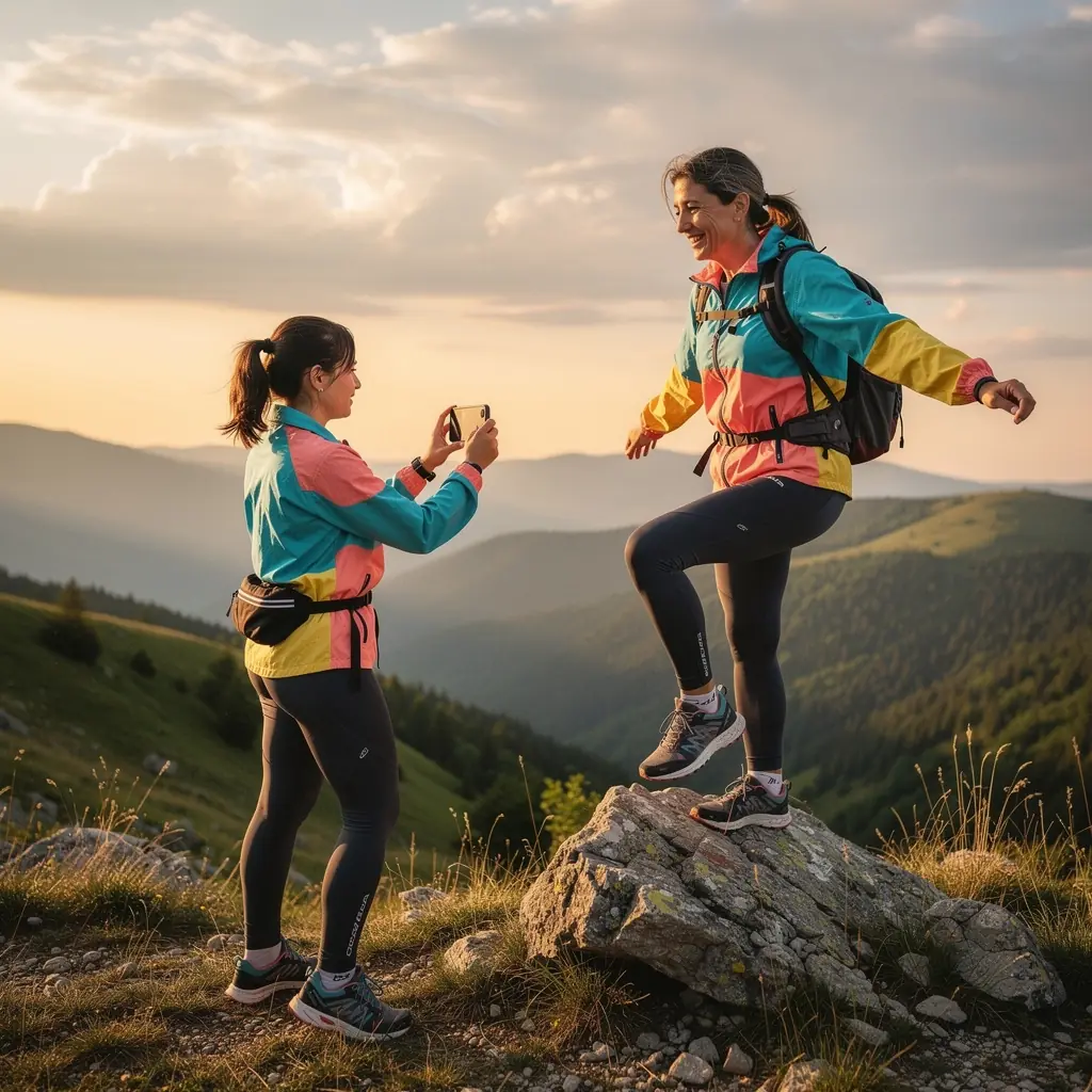 Мъж, използващ фитнес уреди за тренировка у дома с усмивка.